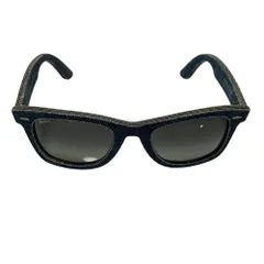 良品 Ray-Ban レイバン DENIM Wayfarer デニム ウェイファーラー 度なし サングラス インディゴ レディース 古着 中古 USED