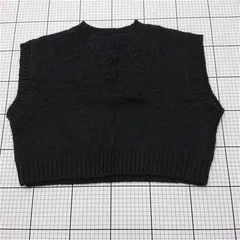 ◇ Θ サマンサモスモス Samansa Mos2 LNR-1609399 花柄刺繍ニットベスト ブラック系 レディース E  【1601210007989】