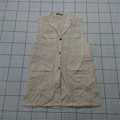 ◇ ⊂ カスタネ Kastane ベージュ系 マルチポケットベスト レディース Fサイズ E  【1601210015816】