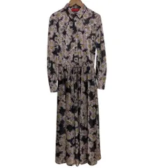 美品 MAX&Co. マックスアンドコー シアー ラメ フレアワンピース サイズXS ピンク レディース 古着 中古 USED