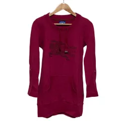 良品 BURBERRY BLUE LABEL バーバリー ブルーレーベル スウェットトレーナー 38 ボルドー レディース 古着 中古 USED