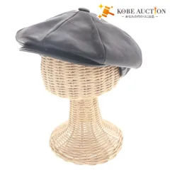 ■ ニューヨークハット キャスケット ハンチング 帽子 ビッグアップル メンズ L ブラック