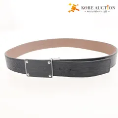 ■ ルイヴィトン サンチュール アンヴァントゥール エピ ベルト メンズ 44/110 ブラック