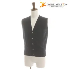 ■ JOHN SMEDLEY ジョンスメドレー カーディガン ノースリーブ トップス ニット ボタン メリノウール イギリス製 メンズ S ネイビー