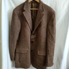 【サイズ不明】海外古着　R.Bryant Ltd．　テーラードジャケット　ヴィンテージ　ブラウン　大きいサイズ