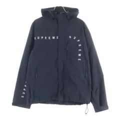 SUPREME (シュプリーム) 20AW Curve Logos Ripstop Jacket フロントジップアップ ナイロンジャケット ブラック