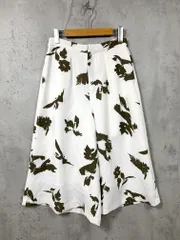PROPORTION BODY DRESSING プロポーションボディドレッシング 121-6230502 花柄 ワイド パンツ size3/白 ■■レディース