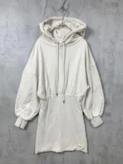 chico チコ CHZ1022109A0003 定価8800円 フードスウェットリブミニ ワンピース sizeF/ベージュ ■■レディース