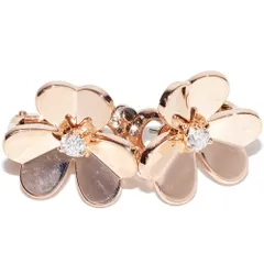 ヴァンクリーフ＆アーペル ピアス イヤリング K18PG ダイヤ2P(計0.17ct) フリヴォル イヤリング スモールモデル VCARPFBK00