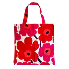 マリメッコ Marimekko バッグ トートバッグ ファブリックバッグ ピエニウニッコ ホワイト×レッド