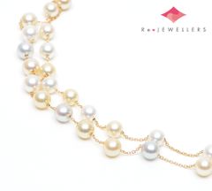 TASAKI（タサキ） ステーション 6.8-7.5mm パール(真珠)   ネ