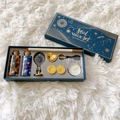 シーリングスタンプ　セット　ワックス　手紙　贈り物　ギフトボックス　キャンドル　招待状　結婚式