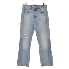 【ZARA】0840/440/427 Slim Fit Jeans フレアフィット ダメージ加工デニムパンツ