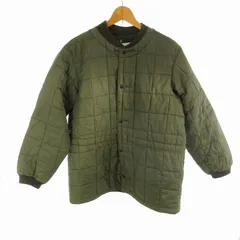 80’S イタリア軍 キルティング ライナージャケット 50-R 中綿 コート ユーロ ミリタリー カーキ グリーン ヴィンテージ オールド 軍物