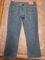 リーバイス 511 スリム ストレートフィット ブラックデニム パンツ 36