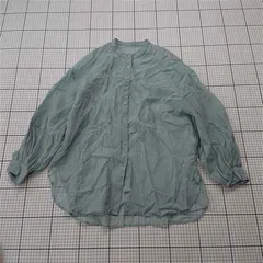 ◇ ⊂ チャオパニックティピー CIAOPANIC TYPY バンドカラーシアーシャツ ライトブルー系 レディース E  【1512220028669】