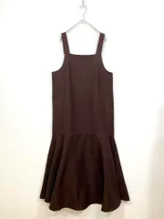 SENSE OF PLACE センスオブプレイス アーバンリサーチ aa26-26b006 マーメイド ジャンパー スカート sizeOne/茶 ■■レディース