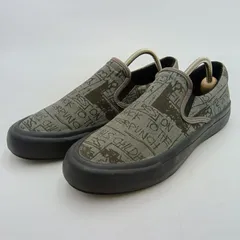 UNIQLO ユニクロ jean michel basquiat ジャン＝ミシェル・バスキア スリッポン メンズ 26.5cm グレー F-15-9