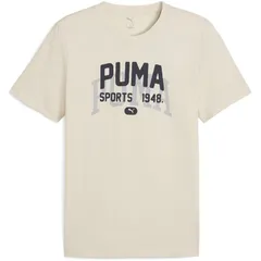 puma(プーマ) GRAPHIC バーシティー Tシャツ マルチSP 半袖Tシャツ (690938-87)、ALPINE_SNOW