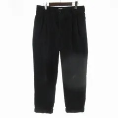 ポロ ラルフローレン POLO RALPH LAUREN 90’S コーデュロイパンツ 細畝 タック 裾ダブル 深緑 ダークグリーン 34/30 ボトムス ヴィンテージ オールド