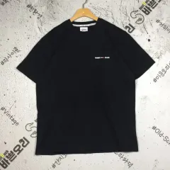 TOMMY JEANS トミー ジーンズ ヴィンテージ コットン ロゴ ポケット 半袖 Tシャツ ブラック XXL 1000634