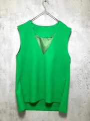 新品 SENSE OF PLACE センスオブプレイス アーバンリサーチ 定価6600円 ウールライクジャージVネックジレ ベスト sizeOne/緑 ■■レディース