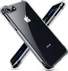 LAYJOY 対応 iPhone SE 第3世代 用/ SE2 / SE/ 8 / 7 用 軽量 ケース 4.7インチ用 透明ソフトTPU 米軍MIL規格 耐衝撃 カバー 対応 アイフォン SE3 SE2 SE 8 7 スマホケース（クリア）