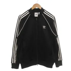 アディダスオリジナルス adidas originals HERI SST TRACK TOP トラックジャケット ブルゾン ジップアップ ロゴ 3ストライプス XO 黒 ブラック 白 ホワイト CW1256 /GV