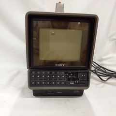 中古品・SONY ポータブルテレビ KV-60P1 電源入り砂嵐確認済 昭和レトロ アンティーク コレクション ディスプレイ S443