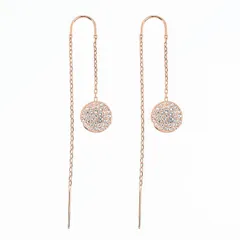 新品 スワロフスキー SWAROVSKI ピアス Sublima ドロップピアス クリア ローズゴールド 5689427 ジュエリー アクセサリー