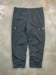 90s アディダス トレフォイル ナイロン カーゴパンツ