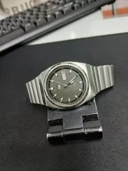 ヴィンテージ SEIKO ブラック ギョーシェ ツートン ミリタリー タイプ オートマチック