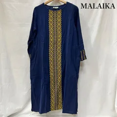 マライカ surya オリエンタル刺繍ワンピース ブルー FREE レディース FREE ISItems【USED】【古着】【中古】50152229のサムネイル