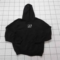◇ Θ ギャップ GAP VINTAGE SOFT オーバーサイズパーカー ブラック系 メンズ S E  【1601210011924】