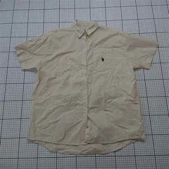 ◇ ⊂ ユーエス ポロ アッスン U.S. POLO ASSN. 半袖シャツ PLL32706WG ベージュ系 メンズ E  【1601210011900】
