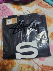 STUSSY S ロゴ ブラック スウェット 新品 L