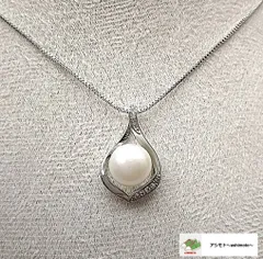 ☆天然淡水 真珠 ペンダント ジュエリー 女性 かわいい パール ネックレス  誕生日 ギフト 飾れる ジュエリーケース付き //P-29