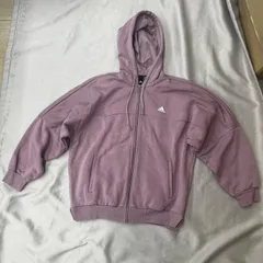 adidas アディダス スリーストライプ ジップアップ　フーディー　パーカー　長袖　Mサイズ　ユニセックス　ピンク　トレーナー