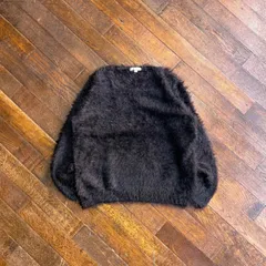 00s AC BY ALPHA CUBIC Shaggy Knit Pullover / Grunge Mode Y2K China Nylon Acrylic LLのサムネイル