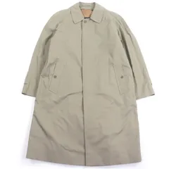 極美品□Burberrys バーバリー ヴィンテージ 裏ノバチェック柄 ウールライナー付き ステンカラーコート カーキ Lサイズ相当 イングランド製 正規品 メンズ