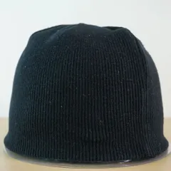 BACK NUMBER  メンズ・ボーイズ　黒色帽子　ニット帽　サイズ５７cm〜５９cm　キャップ　帽子　[[1.1.]]