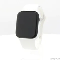 ソフマップ 〔中古品〕 Apple Watch Series 8 GPS 45mm シルバーアルミニウムケース ホワイトスポーツバンド【198】