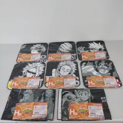 【TAKA70-25】△ 未開封 BANDAI SPIRITS ｢一番くじ 僕のヒーロー アカデミア ～意志～ H賞 ビジュアルタオル 全8種｣ まとめて 8枚セット