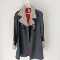 【DOLLY GIRL BY ANNA SUI ドーリーガール バイ アナスイ】レディース コート  ブラック サイズ2