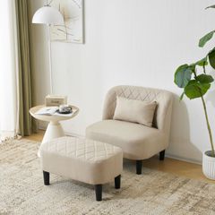 「大人気商品」全新品 1人掛けソファ 人用 オットマン付き ソファベッド  背もたれ  座椅子 ライニングチェア 2タイプ  組み合わせ コンパクト 一人暮らし ダイニング 取り外し可能なカバー 3色