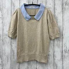 【 Te chichi 】テチチ 五分袖 ニット ベージュ M