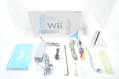 【送料無料】 ニンテンドー Nintendo Wii RVL-001(JPN) 本体一式 据置型ゲーム機 ホワイト 現状品