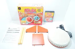 【送料無料】 ナムコ NAMCO タタコン同梱セット 太鼓の達人 タタコンでドドンがドン PlayStation2 周辺機器