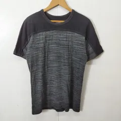ripvanwinkle リップヴァンウィンクル Tシャツ 半袖 クルーネック 切替 日本製 メンズ 5 ブラック系 A899のサムネイル