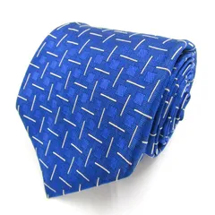 ラルフローレン ブランド ネクタイ 総柄 シルク PO メンズ ブルー RALPH LAUREN 【中古】